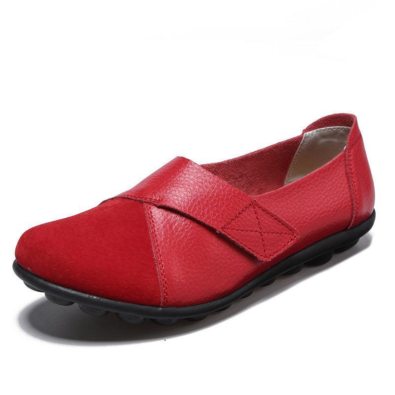 Ballerina Ortopédica Femenina Loafer de Cuero - Envío Gratis