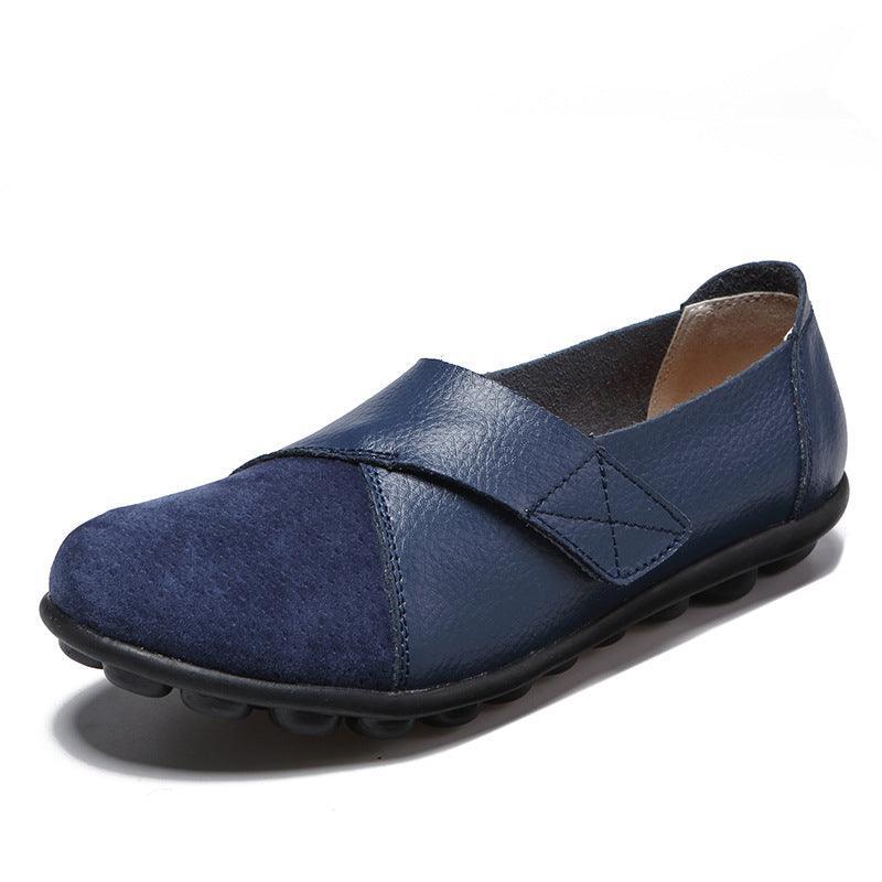 Ballerina Ortopédica Femenina Loafer de Cuero - Envío Gratis