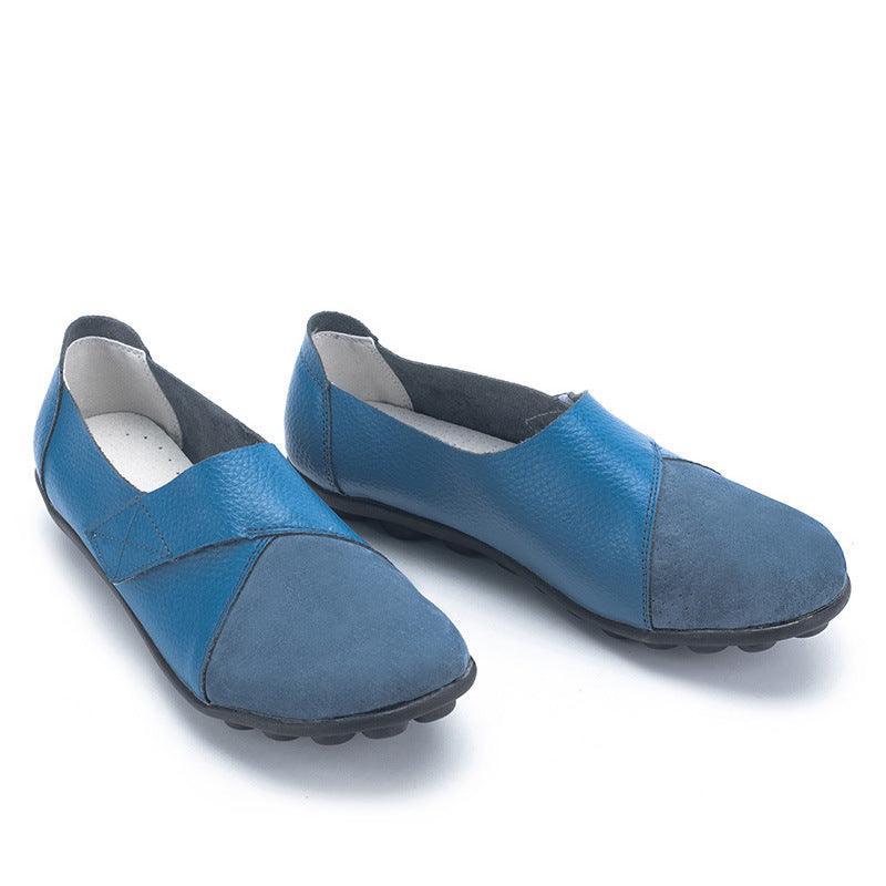 Ballerina Ortopédica Femenina Loafer de Cuero - Envío Gratis