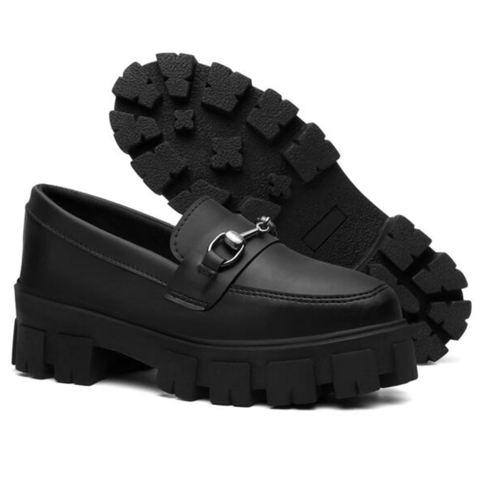 Mocasín Femenino Tractorado Oxford - PROMOCIÓN RELÁMPAGO