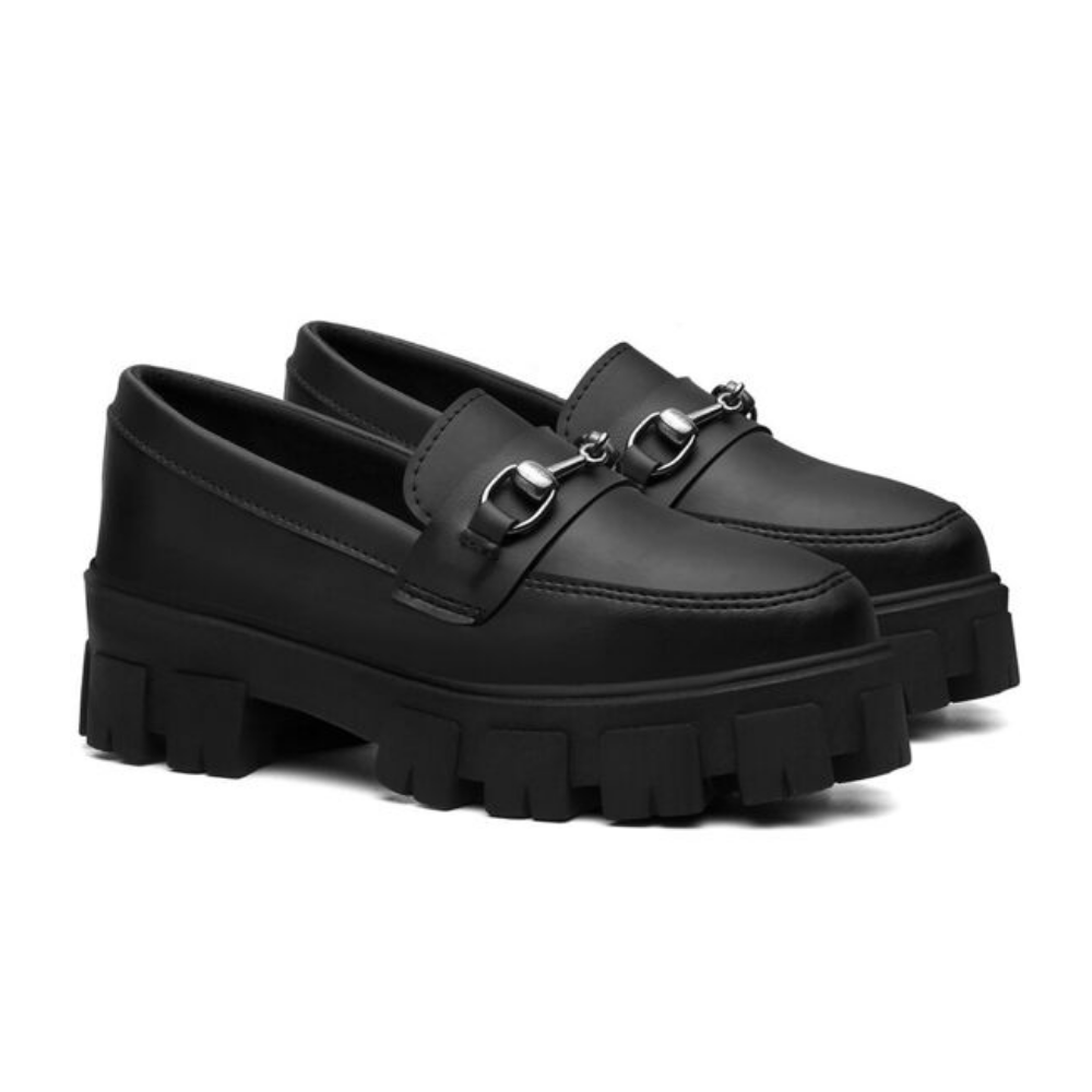 Mocasín Femenino Tractorado Oxford - PROMOCIÓN RELÁMPAGO