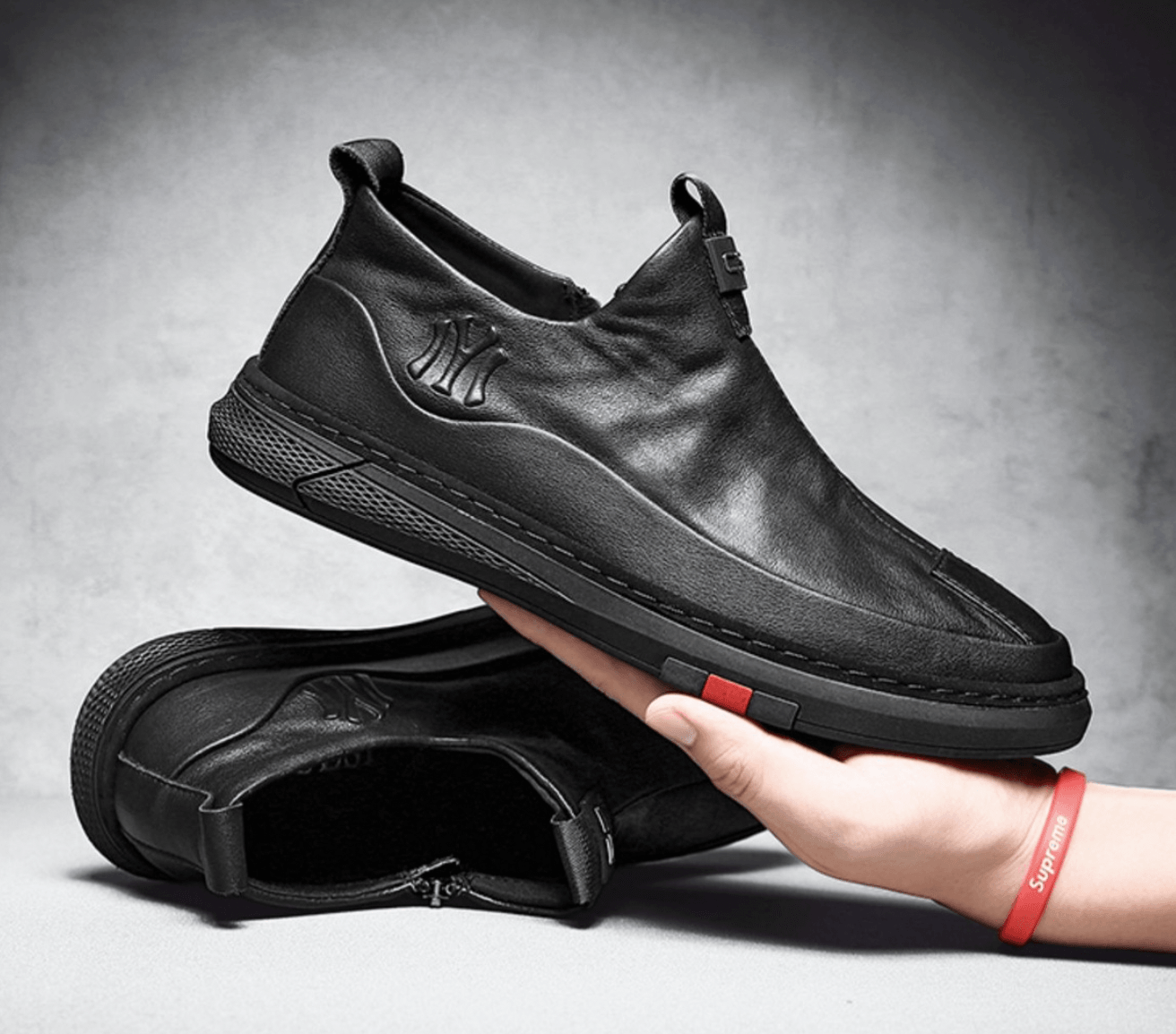 Zapatillas Masculinas MILANO™ en Cuero Legítimo