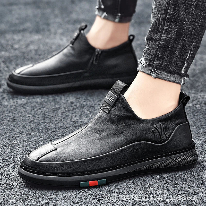 Zapatillas Masculinas MILANO™ en Cuero Legítimo