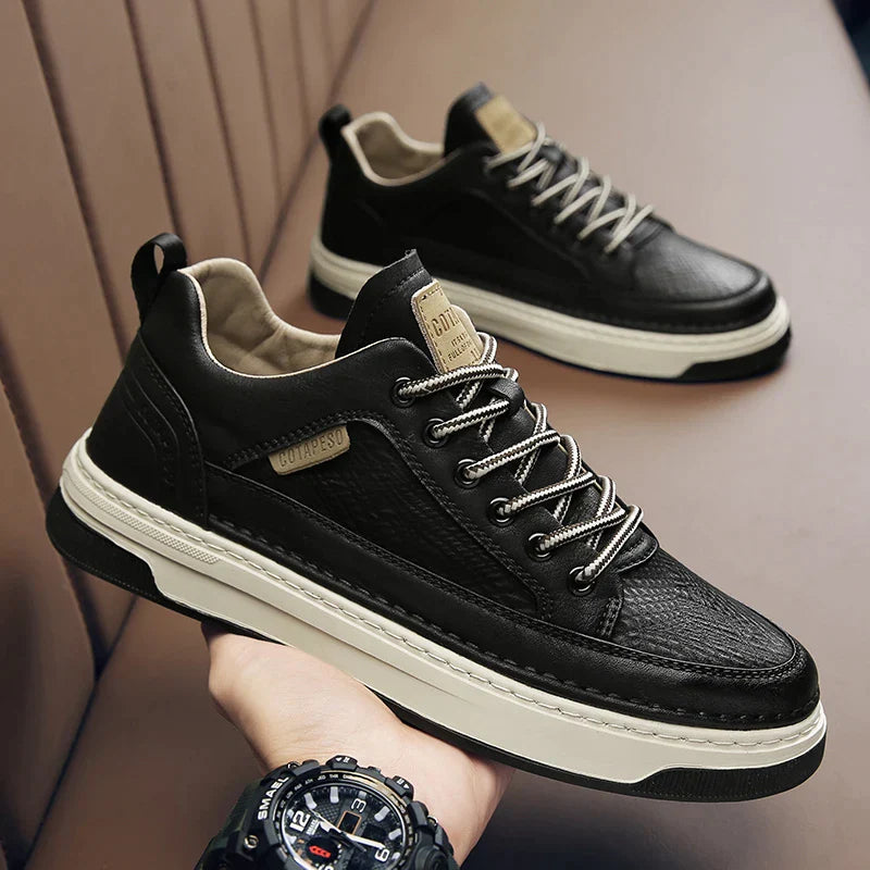 Zapatillas Masculinas Cottan Casual™ en Cuero Genuino