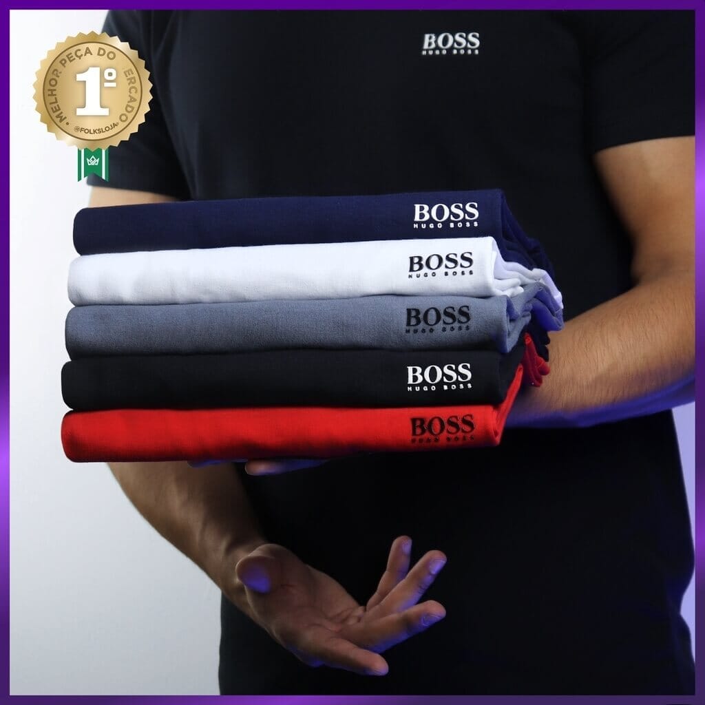 Kit de 5 Camisetas H. Boss - Paga 3 y Lleva 5 - ÚLTIMAS UNIDADES