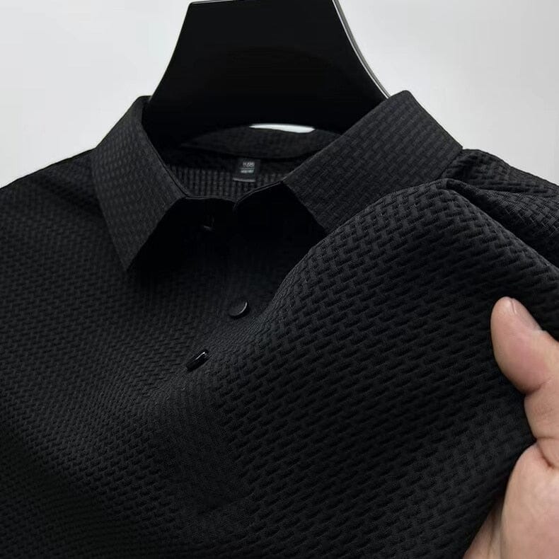 Polo Gelatto: detalle de la caída del tejido