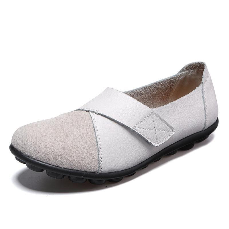 Ballerina Ortopédica Femenina Loafer de Cuero - Envío Gratis