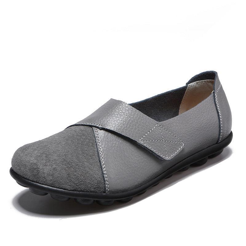 Ballerina Ortopédica Femenina Loafer de Cuero - Envío Gratis
