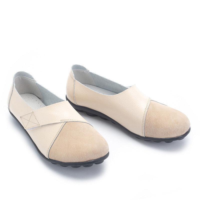 Ballerina Ortopédica Femenina Loafer de Cuero - Envío Gratis