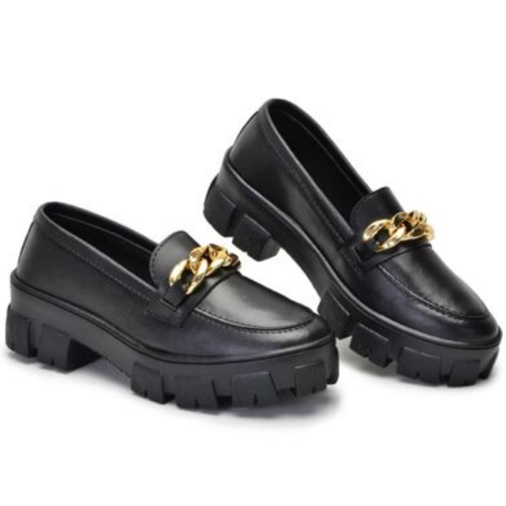 Mocasín Femenino Tractorado Oxford - PROMOCIÓN RELÁMPAGO