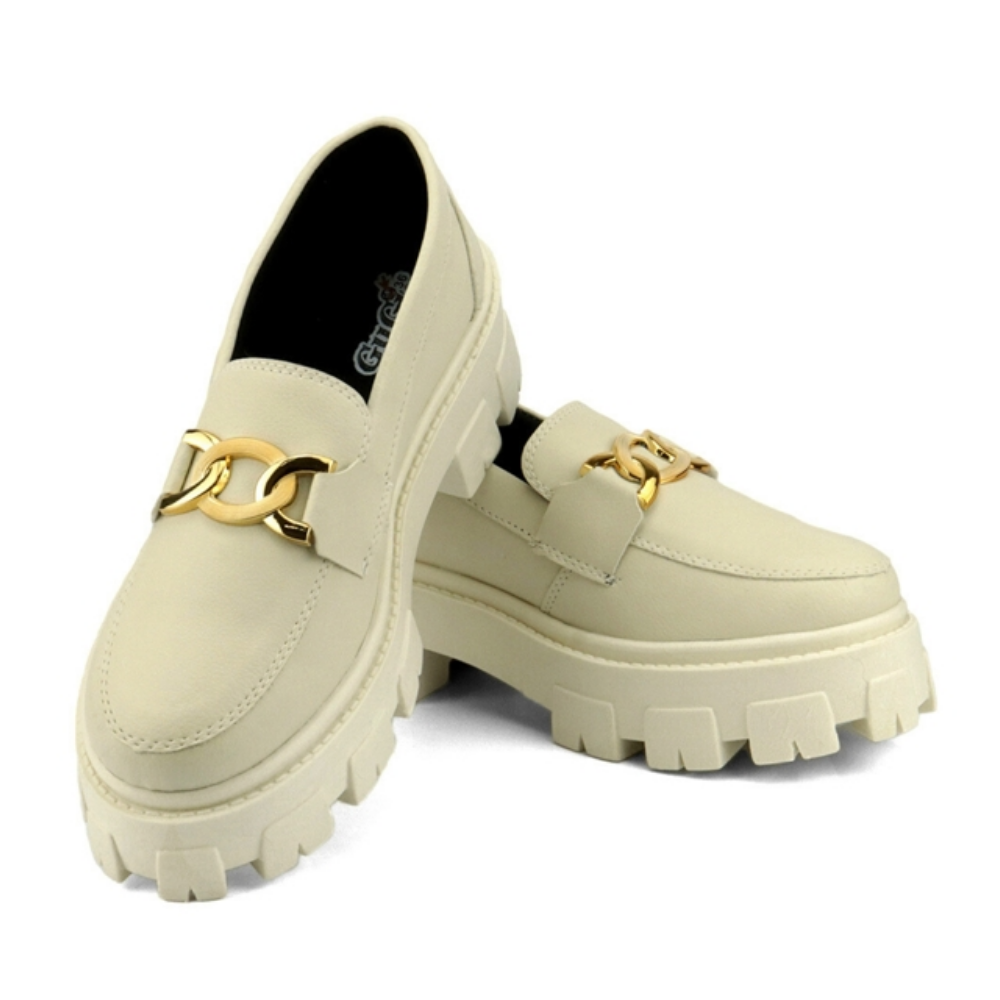 Mocasín Femenino Tractorado Oxford - PROMOCIÓN RELÁMPAGO
