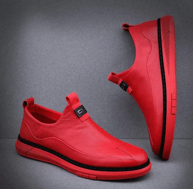Zapatillas Masculinas MILANO™ en Cuero Legítimo