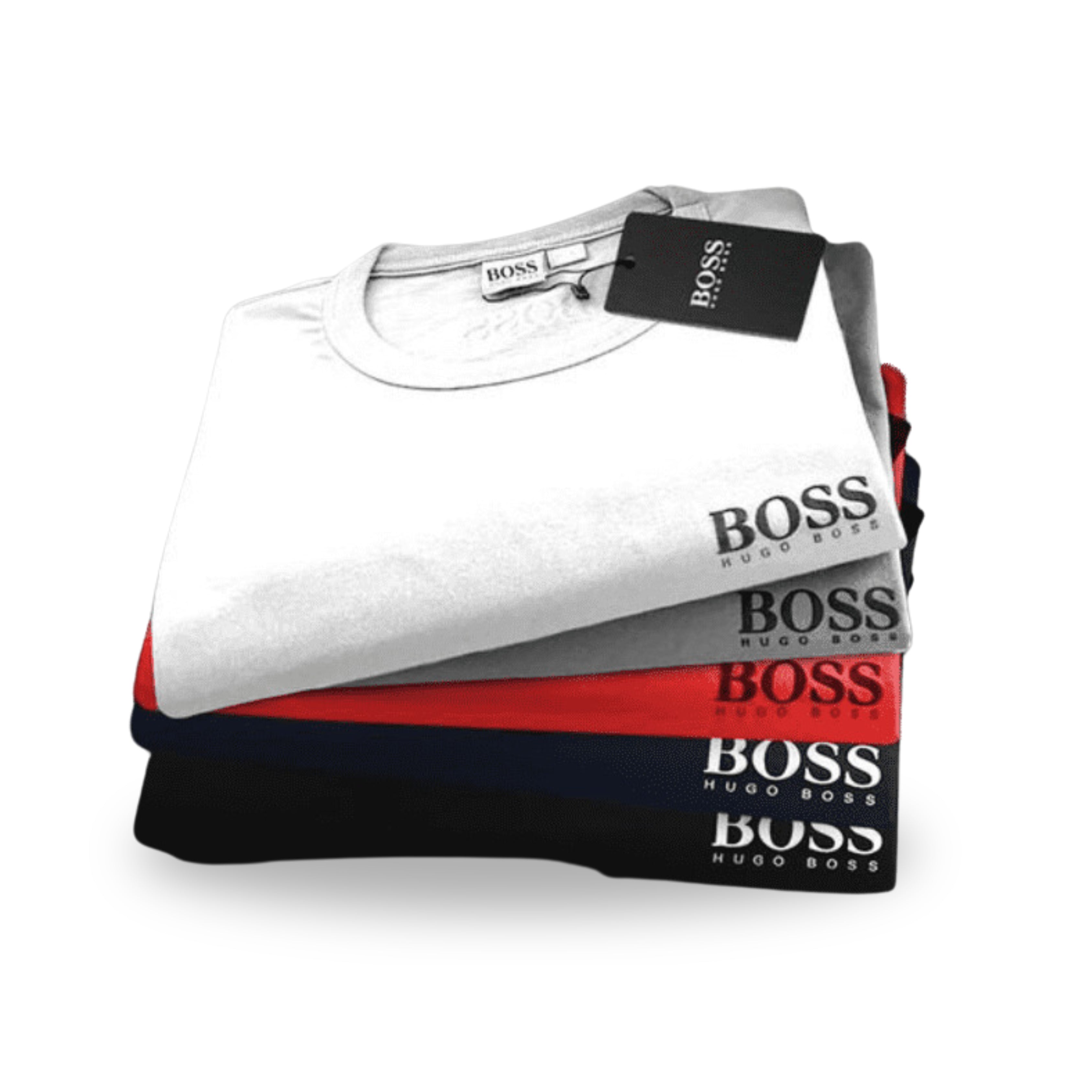 Kit de 5 Camisetas H. Boss - Paga 3 y Lleva 5 - ÚLTIMAS UNIDADES