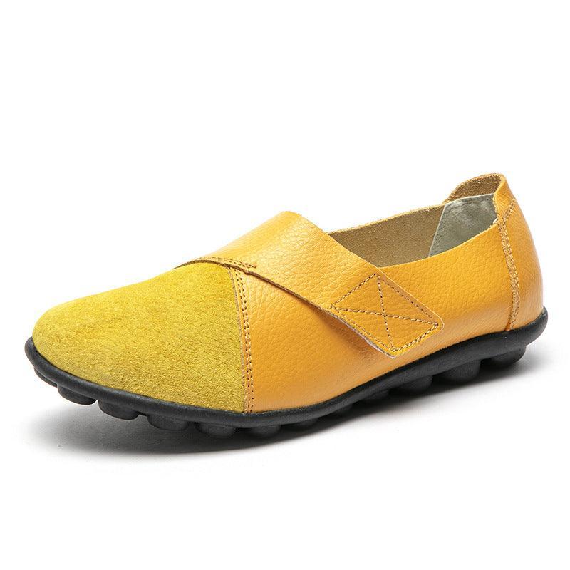 Ballerina Ortopédica Femenina Loafer de Cuero - Envío Gratis