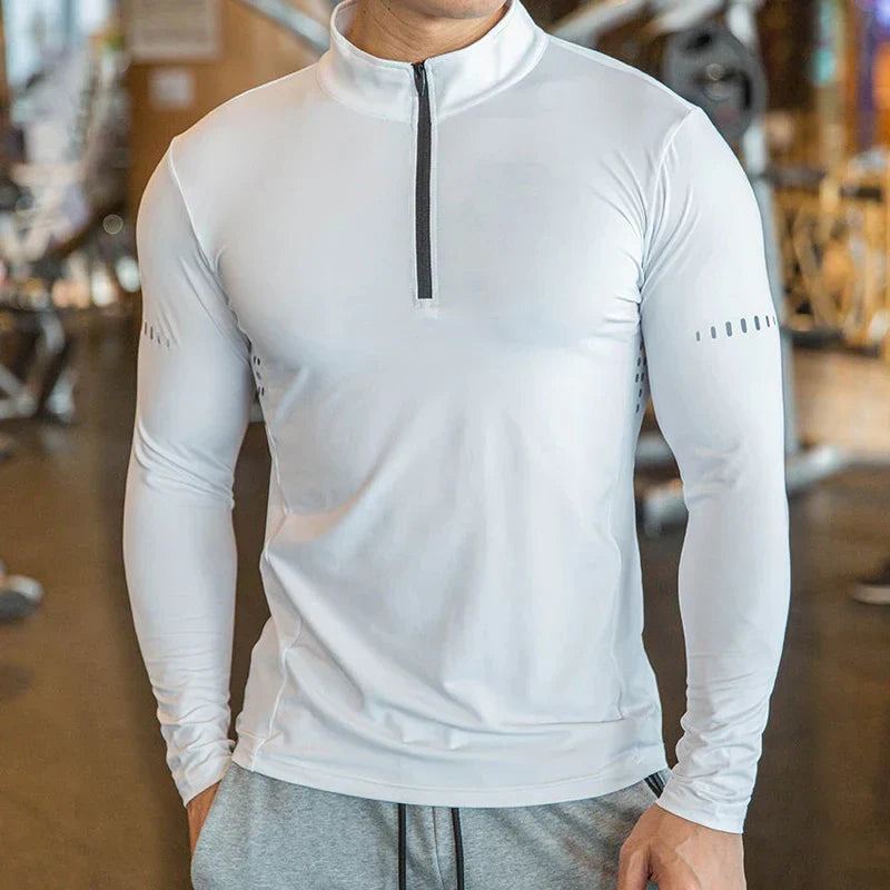 Camisa Dry Fit de Cuello alto para Hombre