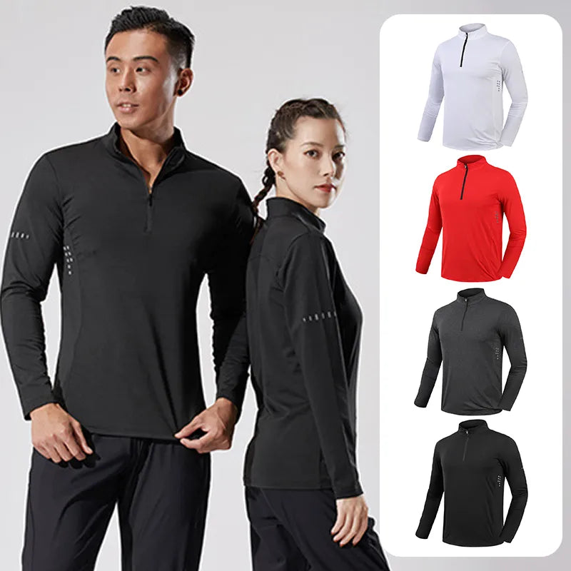 Camisa Dry Fit de Cuello alto para Hombre