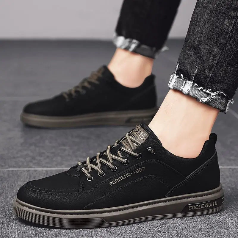 Zapatillas de Cuero Casual Porsehc