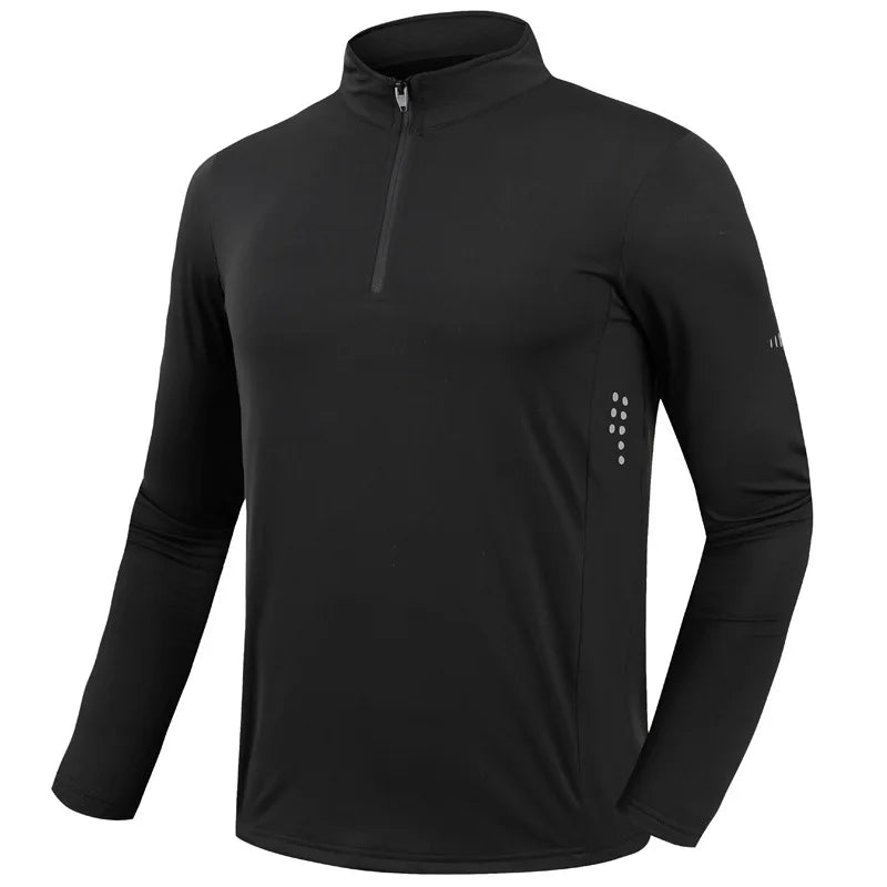 Camisa Dry Fit de Cuello alto para Hombre