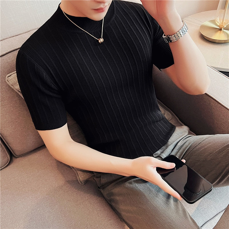 Camisa de Cuello Alto para Hombre Supreme