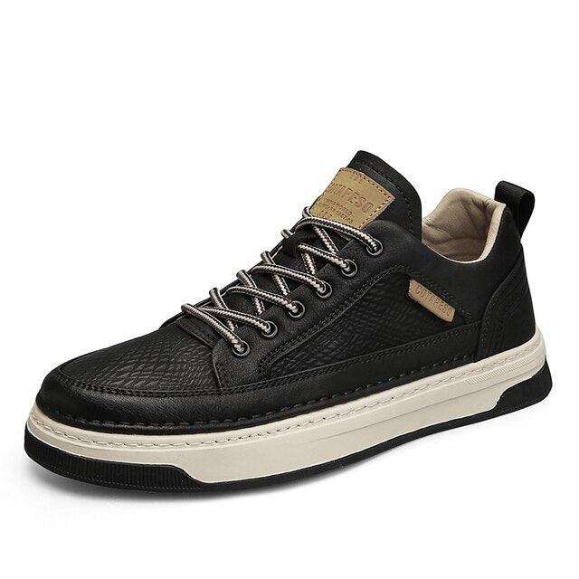 Zapatillas Masculinas Cottan Casual™ en Cuero Genuino