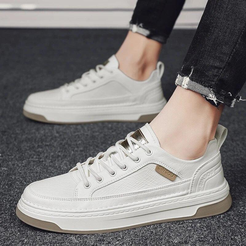 Zapatillas Masculinas Cottan Casual™ en Cuero Genuino