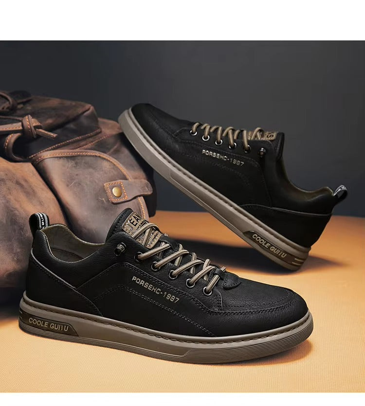 Zapatillas de Cuero Casual Porsehc
