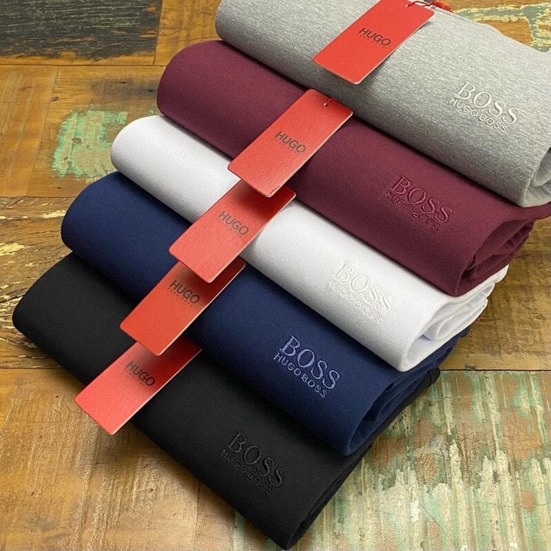 Kit de 5 Camisetas H. Boss - Paga 3 y Lleva 5 - ÚLTIMAS UNIDADES